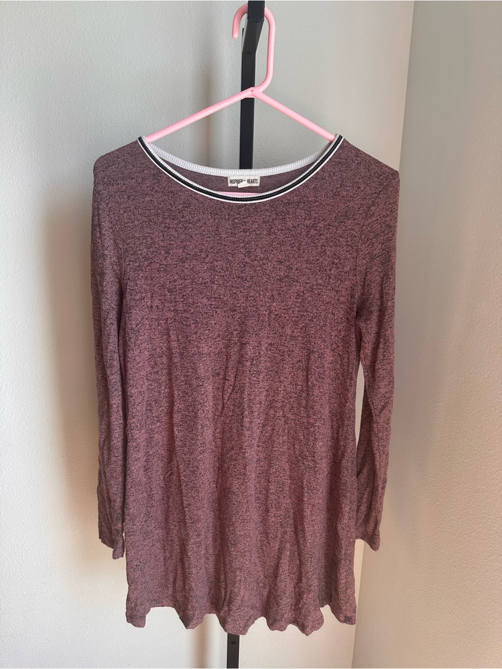Inspired hearts size large mini tunic dress